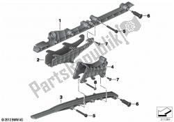 guide-chaîne du bras oscillant de la roue arrière