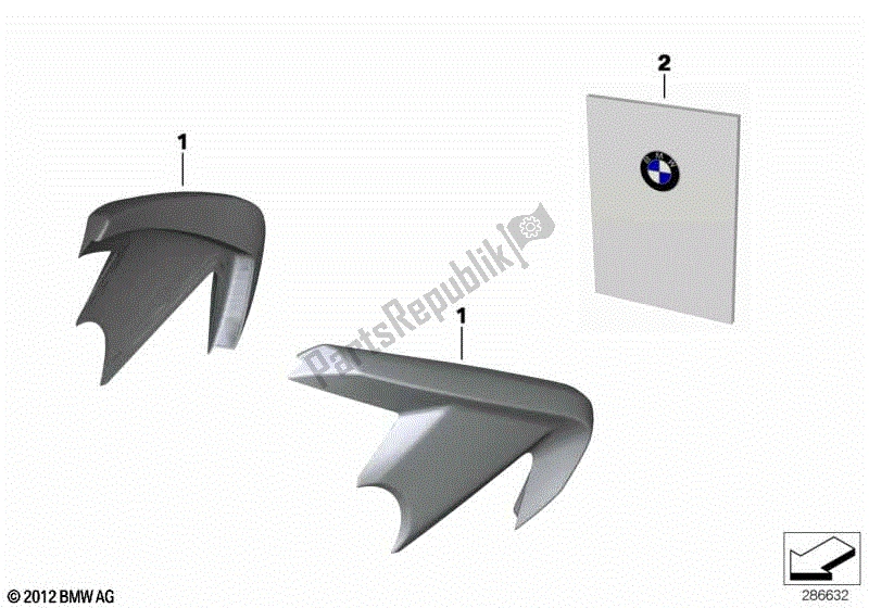 Todas las partes para Deflector De Estela de BMW C 650 GT K 19 2011 - 2015
