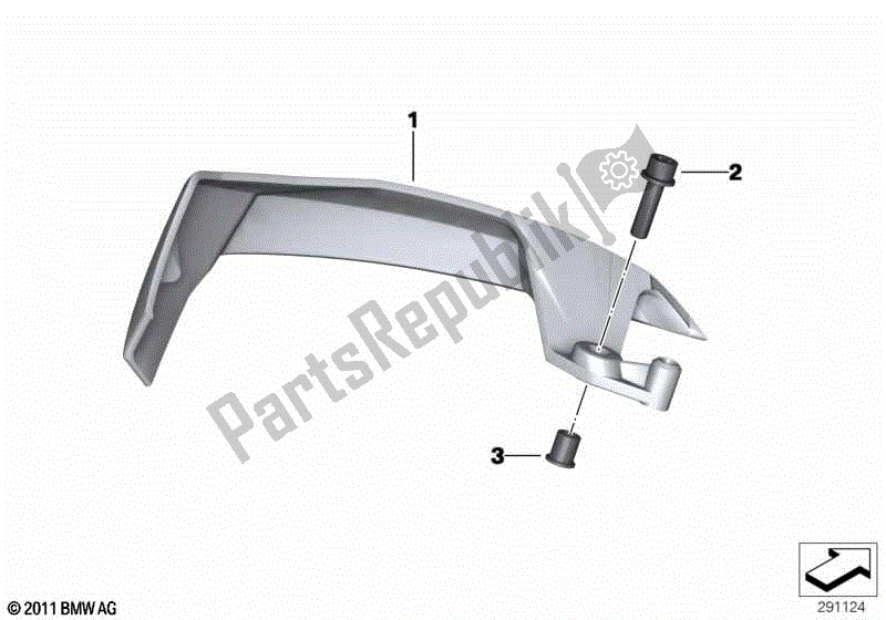 Todas las partes para Deflector De Estela de BMW C 650 GT K 19 2011 - 2015