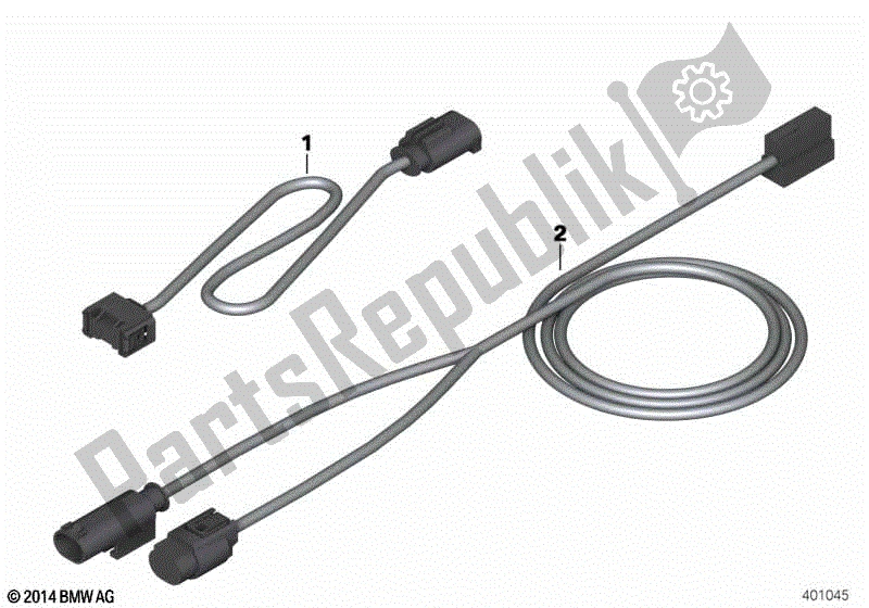 Todas las partes para Varios Arneses De Cableado de BMW C 650 GT K 19 2011 - 2015