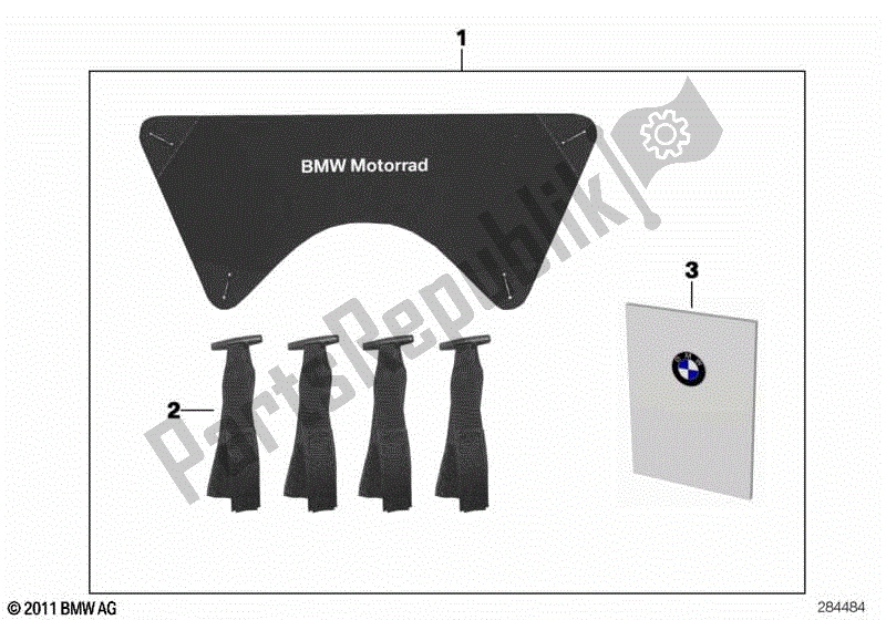 Todas las partes para Red De División Del Compartimento De Carga de BMW C 650 GT K 19 2015 - 2019
