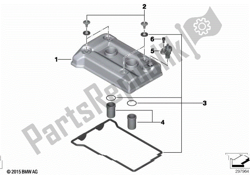 Toutes les pièces pour le Couvre-culasse / Pièces De Montage du BMW C 650 GT K 19 2015 - 2019