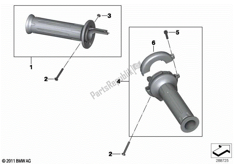 Toutes les pièces pour le Poignées De Guidon du BMW C 650 GT K 19 2015 - 2019