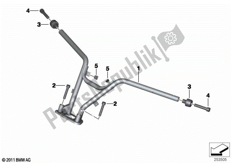 Todas las partes para Manillar de BMW C 650 GT K 19 2015 - 2019