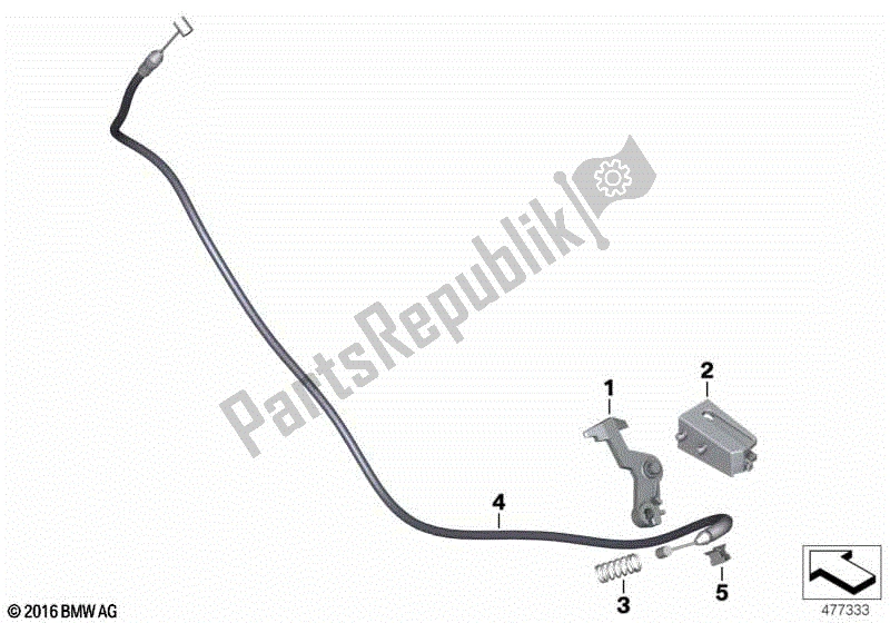 Toutes les pièces pour le Mécanisme De Verrouillage, Bac De Rangement, Gauche du BMW C 650 GT K 19 2015 - 2019