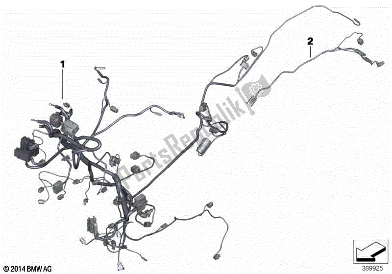 Todas las partes para Arnés De Cableado Principal de BMW C 650 GT K 19 2015 - 2019