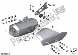 Muffler catalyst/attach.parts