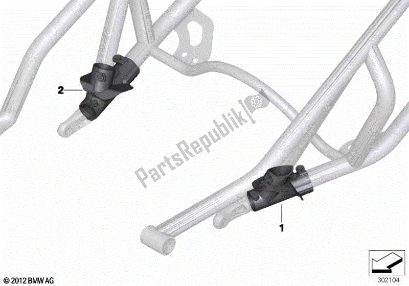 Toutes les pièces pour le élément D'étanchéité, Coffre à Bagages du BMW C 650 GT K 19 2015 - 2019