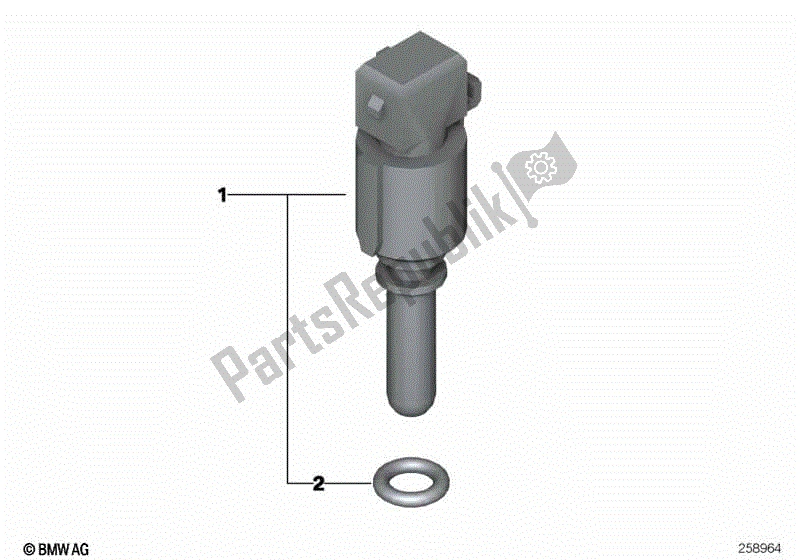 Toutes les pièces pour le Capteur Pour Unité De Commande du BMW C 650 GT K 19 2015 - 2019