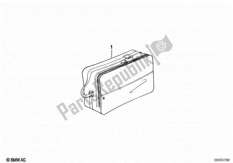 Todas las partes para Bolsa Para Baúl de BMW F 650  E 169 1996 - 1999