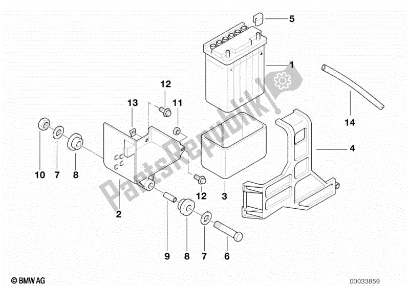 Toutes les pièces pour le Batterie du BMW F 650  E 169 1996 - 1999