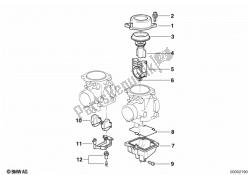 carburateur dop / zuiger / vlotter