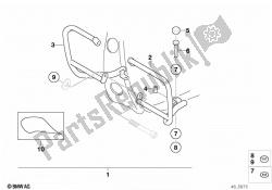 conjunto de barra de proteção do motor