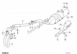 pièces de système d'échappement avec supports