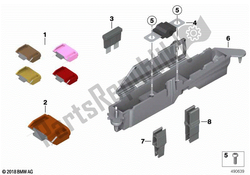 Toutes les pièces pour le Fusibles du BMW F 650  E 169 1996 - 1999