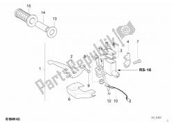 Handbrake lever