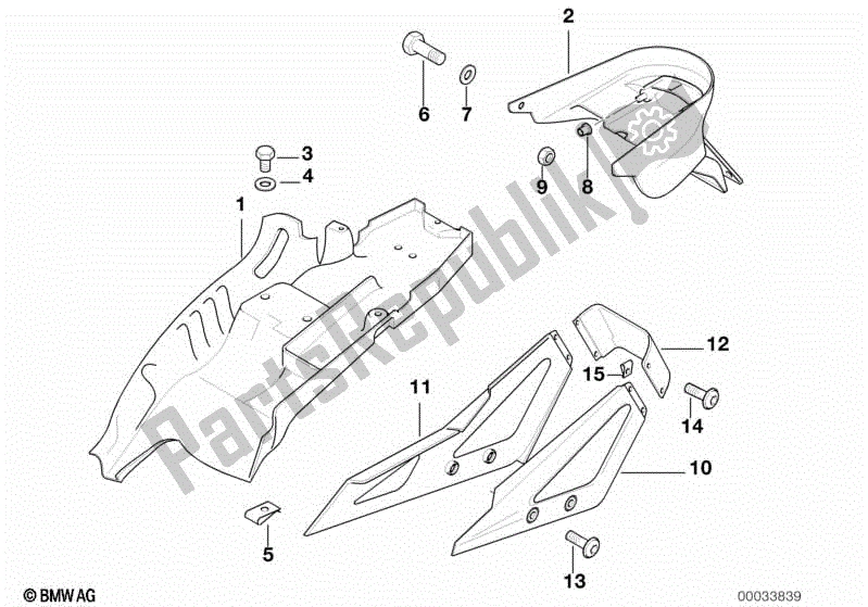 Toutes les pièces pour le Enjoliveur De Roue Arrière du BMW F 650  E 169 1996 - 1999