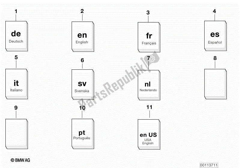 Todas las partes para Manuales De Reparación de BMW F 650  E 169 1996 - 1999