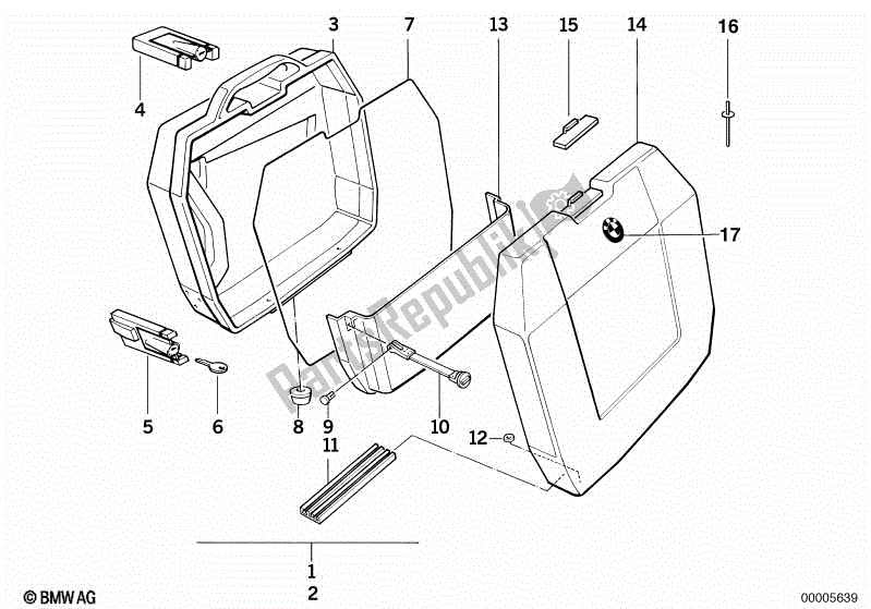 Toutes les pièces pour le Définir Citycase du BMW F 650  E 169 1996 - 1999