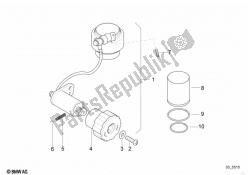 Single components for rear spring strut