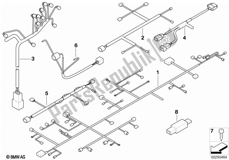 Todas las partes para Arnés De Cable de BMW F 650 CS K 14 2002 - 2003