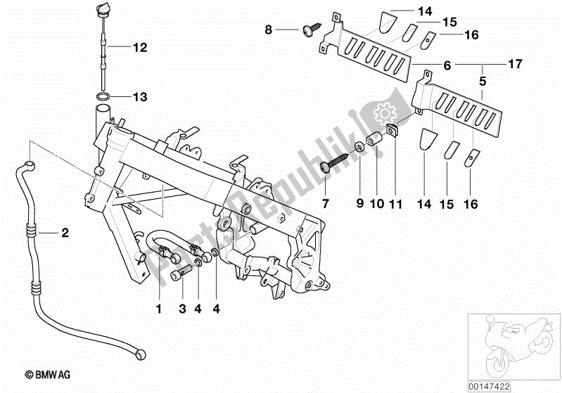 Todas las partes para Sistema De Lubricación., Tuberías de BMW F 650 CS K 14 2002 - 2003