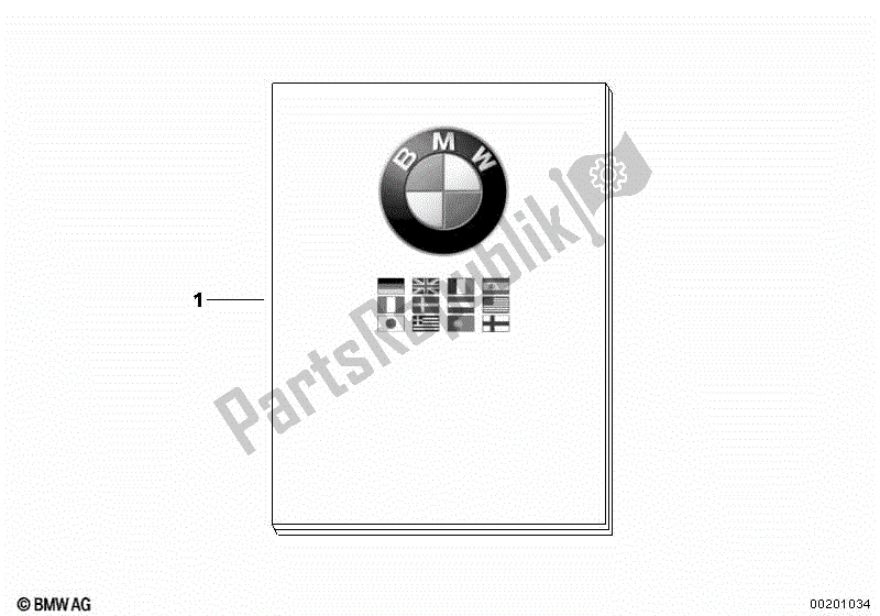 Todas las partes para Instrucciones De Operación de BMW F 650 CS K 14 2002 - 2003