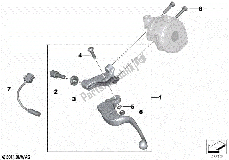 Todas las partes para Conjunto De Control De Embrague de BMW F 650 CS K 14 2004 - 2005