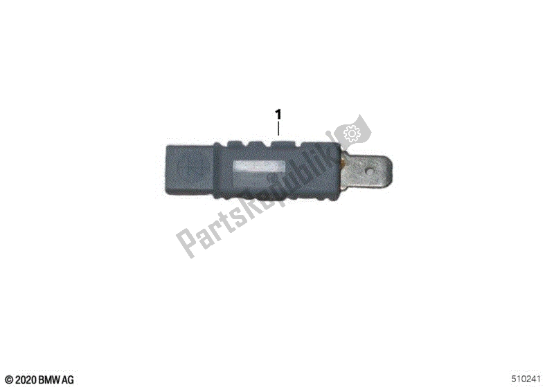 Todas las partes para Diodo, Gris de BMW F 650 CS K 14 2004 - 2005