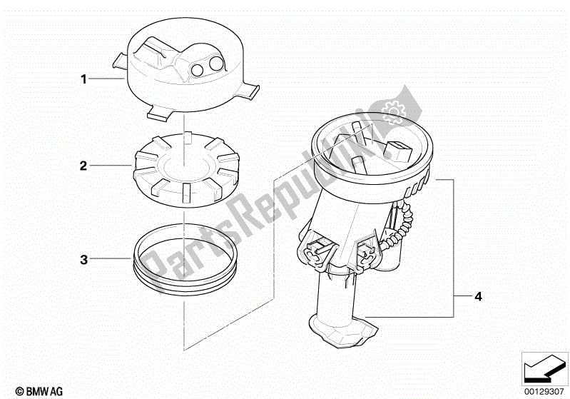 Todas las partes para Bomba De Combustible / Filtro De Combustible de BMW F 650 CS K 14 2004 - 2005