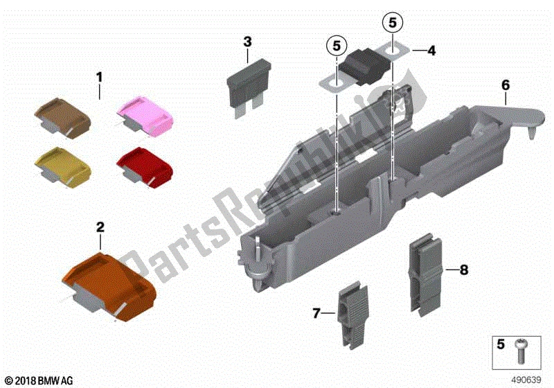 Todas las partes para Fusibles de BMW F 650 CS K 14 2004 - 2005