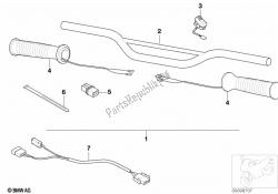 Installation kit, heated handle