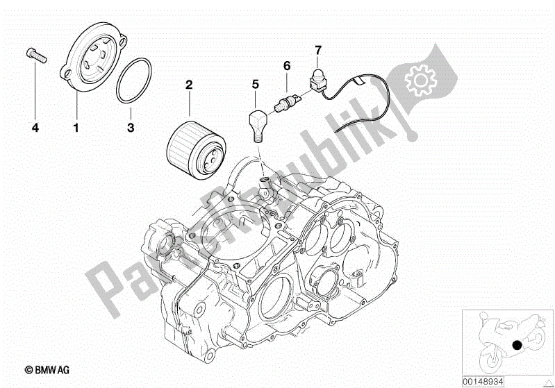 Todas las partes para Filtro De Aceite de BMW F 650 CS K 14 2004 - 2005