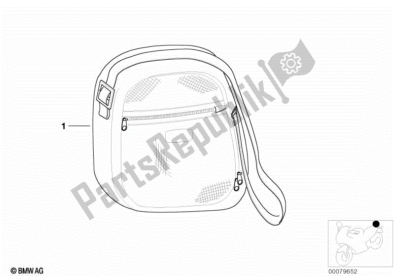 Todas las partes para Bolsillo Para Baúl 31l de BMW F 650 CS K 14 2004 - 2005