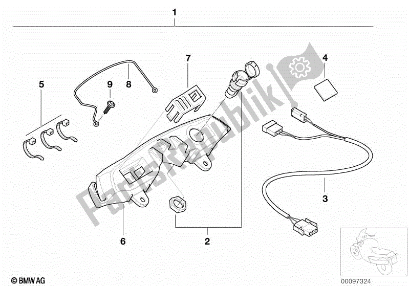 Todas las partes para Kit De Reequipamiento, Enchufe de BMW F 650 CS K 14 2004 - 2005