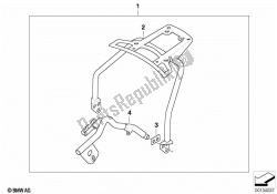 kit de reequipamiento, soporte de maleta superior