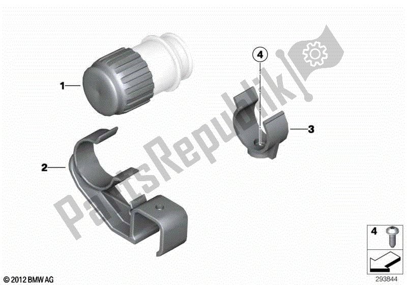 All parts for the Cap For Diagnosis Plug of the BMW F 650 GS R 13 1999 - 2003