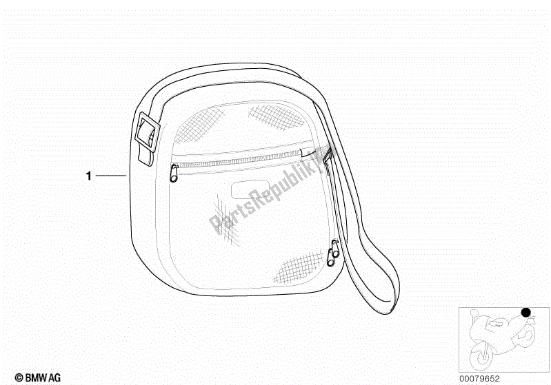 Todas las partes para Bolsillo Para Baúl 31l de BMW F 650 GS R 13 1999 - 2003