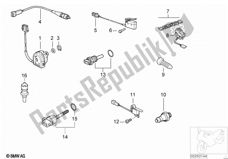 Wszystkie części do Ró? Ne Prze?? Czniki BMW F 650 GS R 13 1999 - 2003