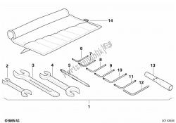 ferramenta para carro, kit suplementar