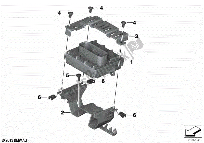 Todas las partes para Unidad De Control Bms-c / E de BMW F 650 GS R 13 2004 - 2007