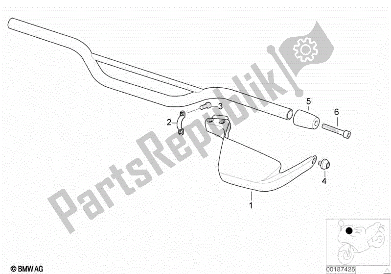 Todas las partes para Protector De Manos de BMW F 650 GS R 13 2004 - 2007