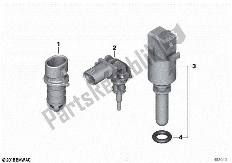 Todas las partes para Sensor De Temperatura Del Aire De Admisión de BMW F 650 GS R 13 2004 - 2007