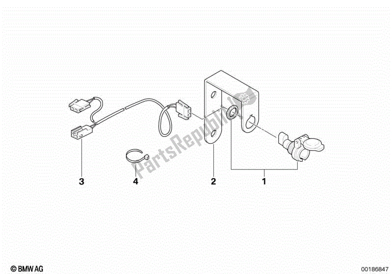 Todas las partes para Toma De Corriente de BMW F 650 GS R 13 2004 - 2007