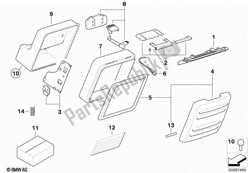 Todas las partes para Piezas Sueltas, Estuche Vario de BMW F 650 GS R 13 2004 - 2007