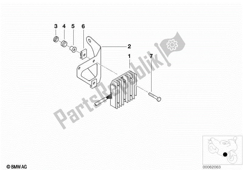 Todas las partes para Regulador De Voltaje de BMW F 650 GS R 13 2004 - 2007