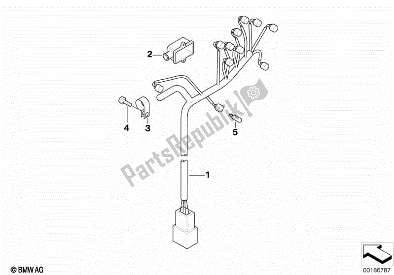 Todas las partes para Mazo De Cables, Grupo De Instrumentos de BMW F 650 GS R 13 2004 - 2007