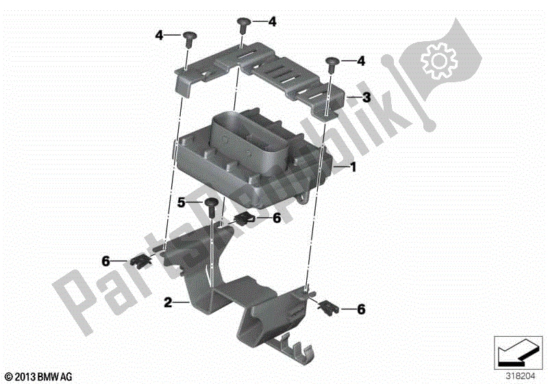 Todas las partes para Unidad De Control Bms-c / E de BMW F 650 GS Dakar R 13 2000 - 2003