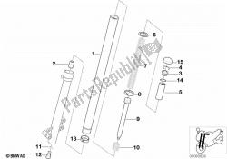 tubo forcella / ammortizzatore / molla