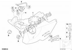 zbiornik paliwa / elementy mocujące